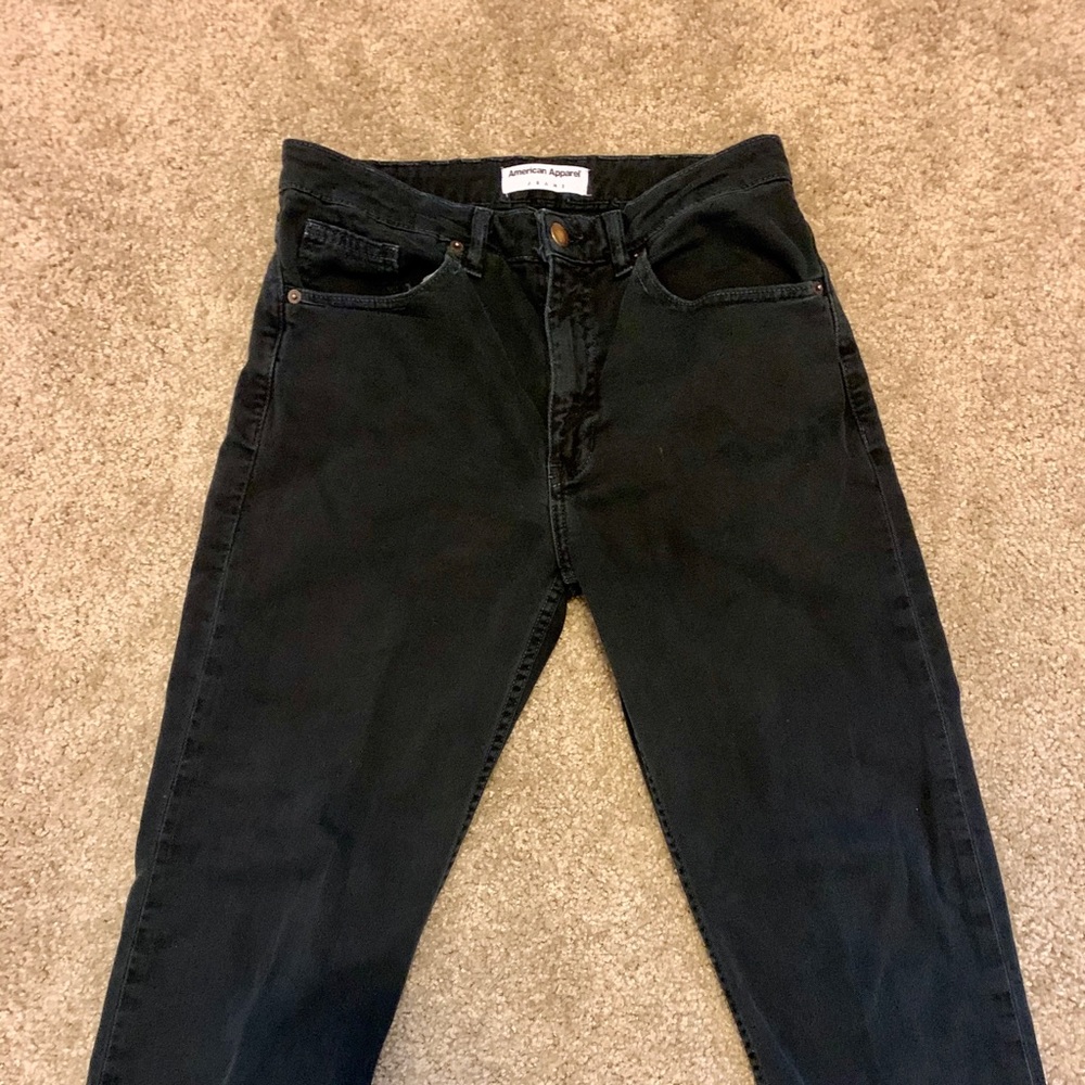 American Apparel black denim jeans